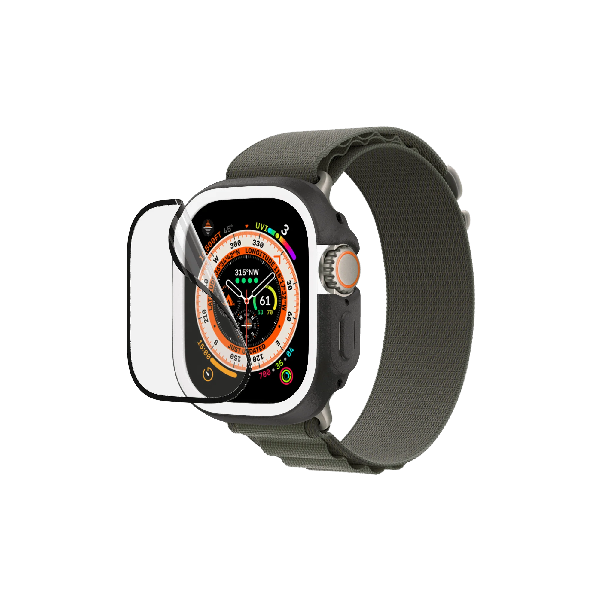 Protection écran anti-chocs 3D pour Apple Watch Ultra 49mm - Image 2
