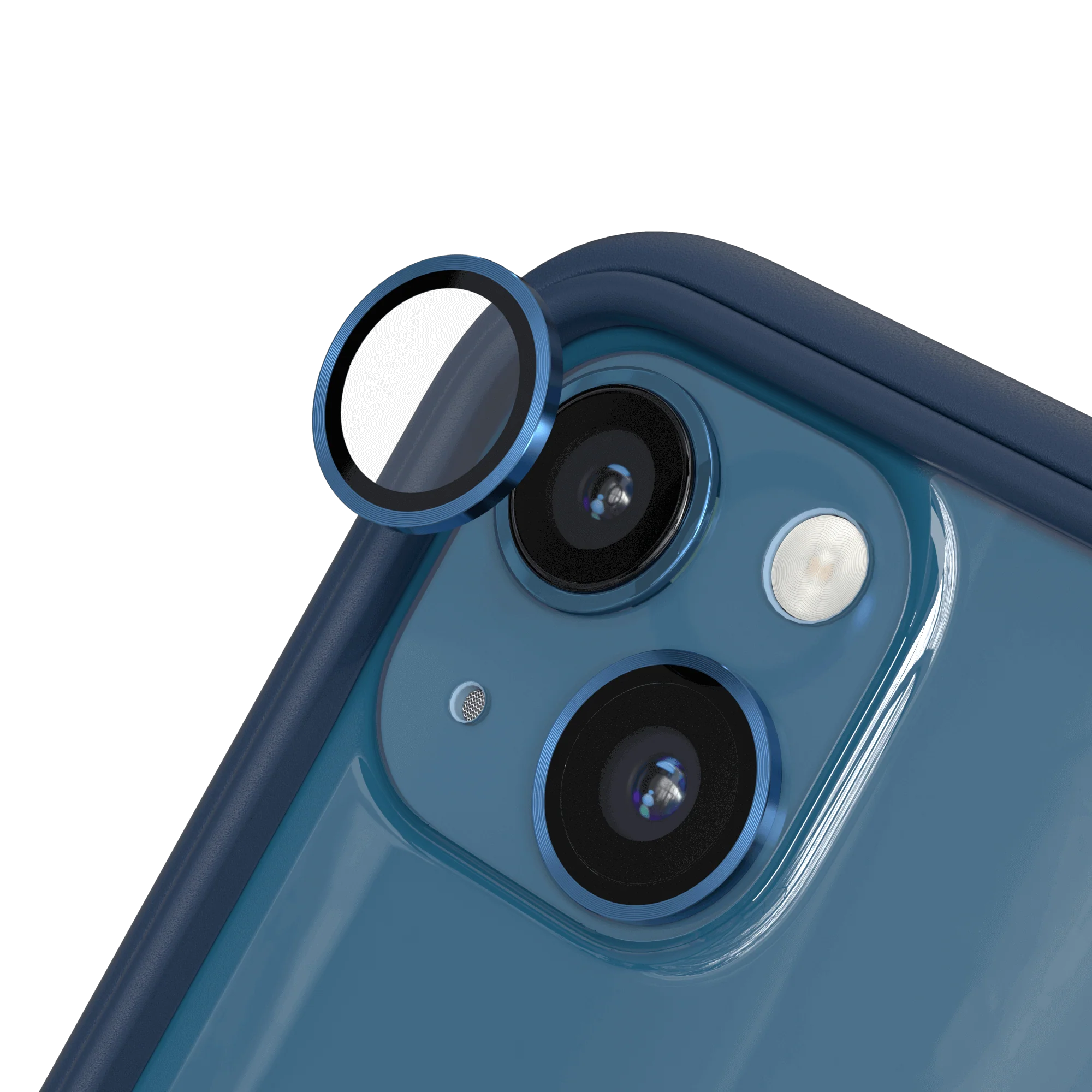 Protections pour objectifs photo en verre trempé 9H pour iPhone 13 - Image 3