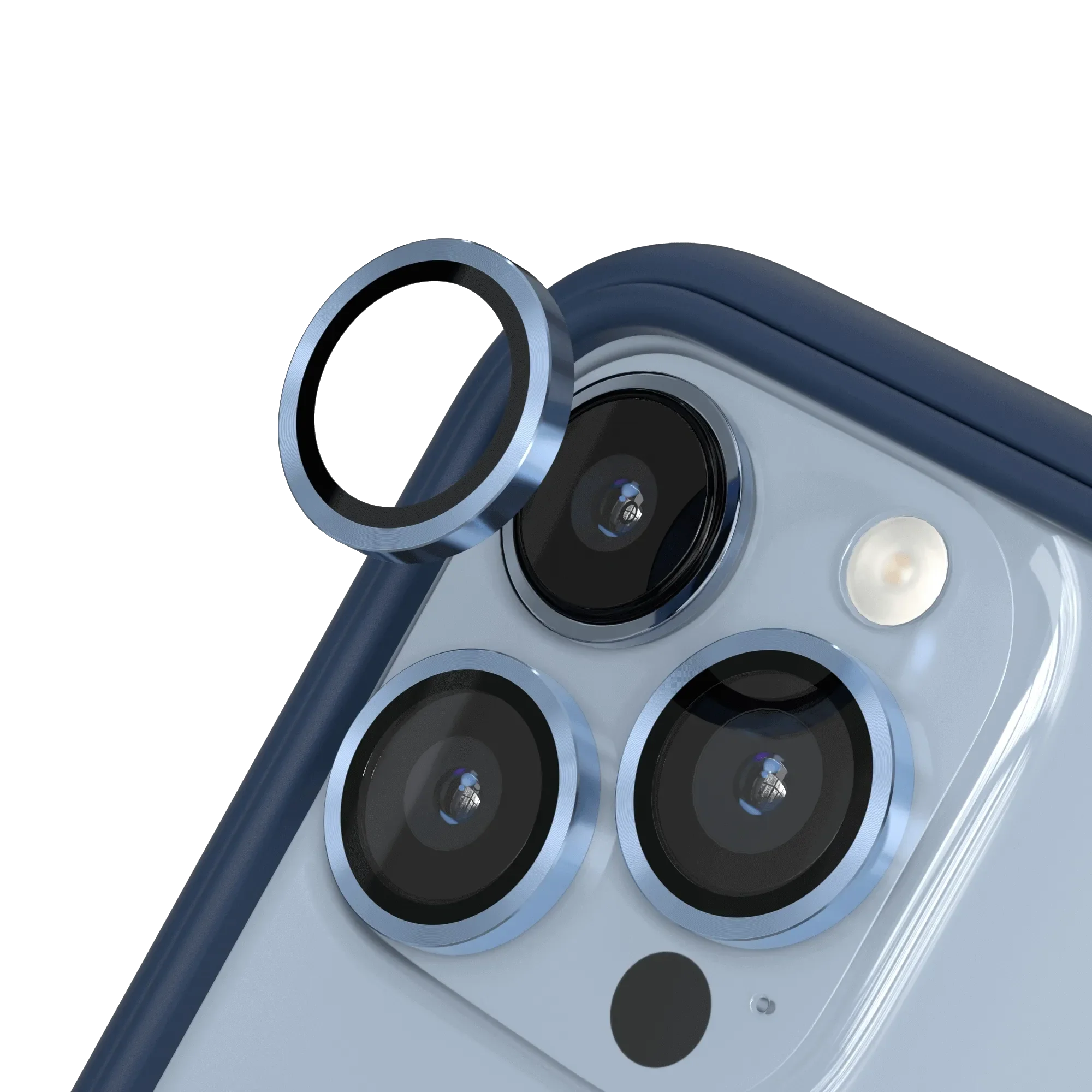 iPhone 13 Pro Protection Objectif photo en Verre Trempé 9H - Image 4