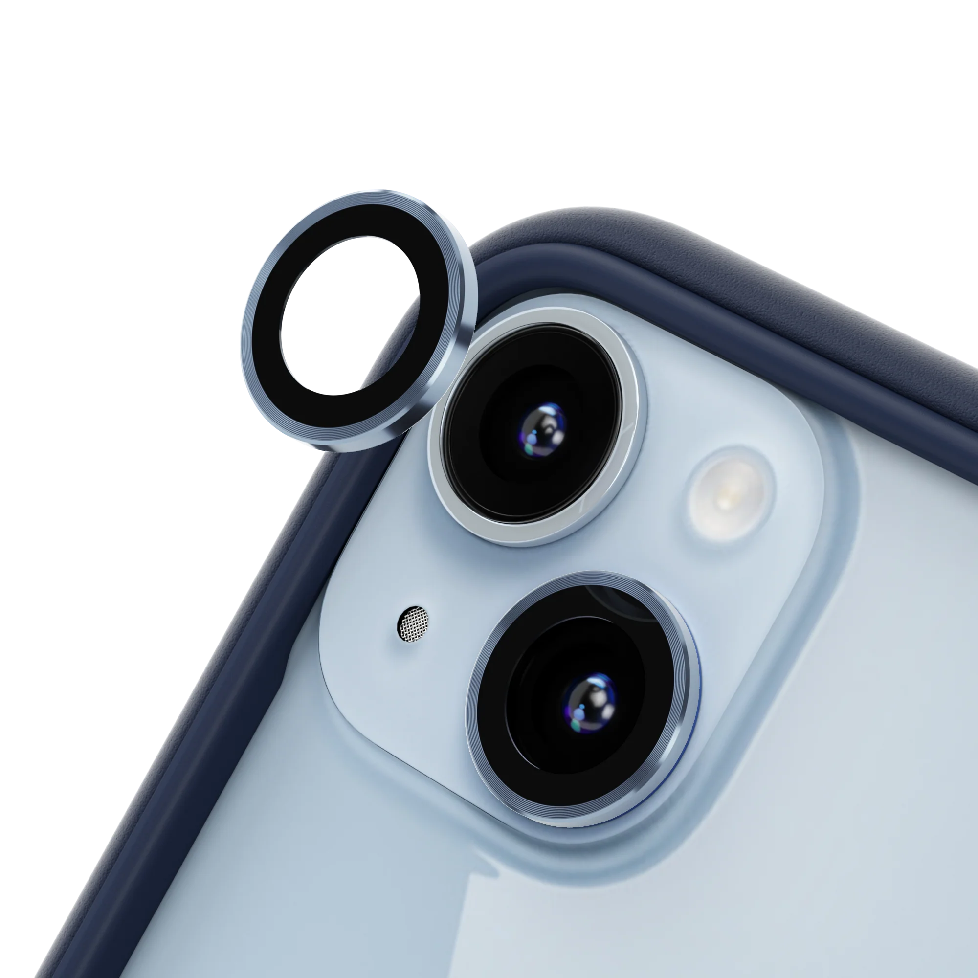Protections pour objectifs photo en verre trempé 9H pour iPhone 14 Plus - Image 4