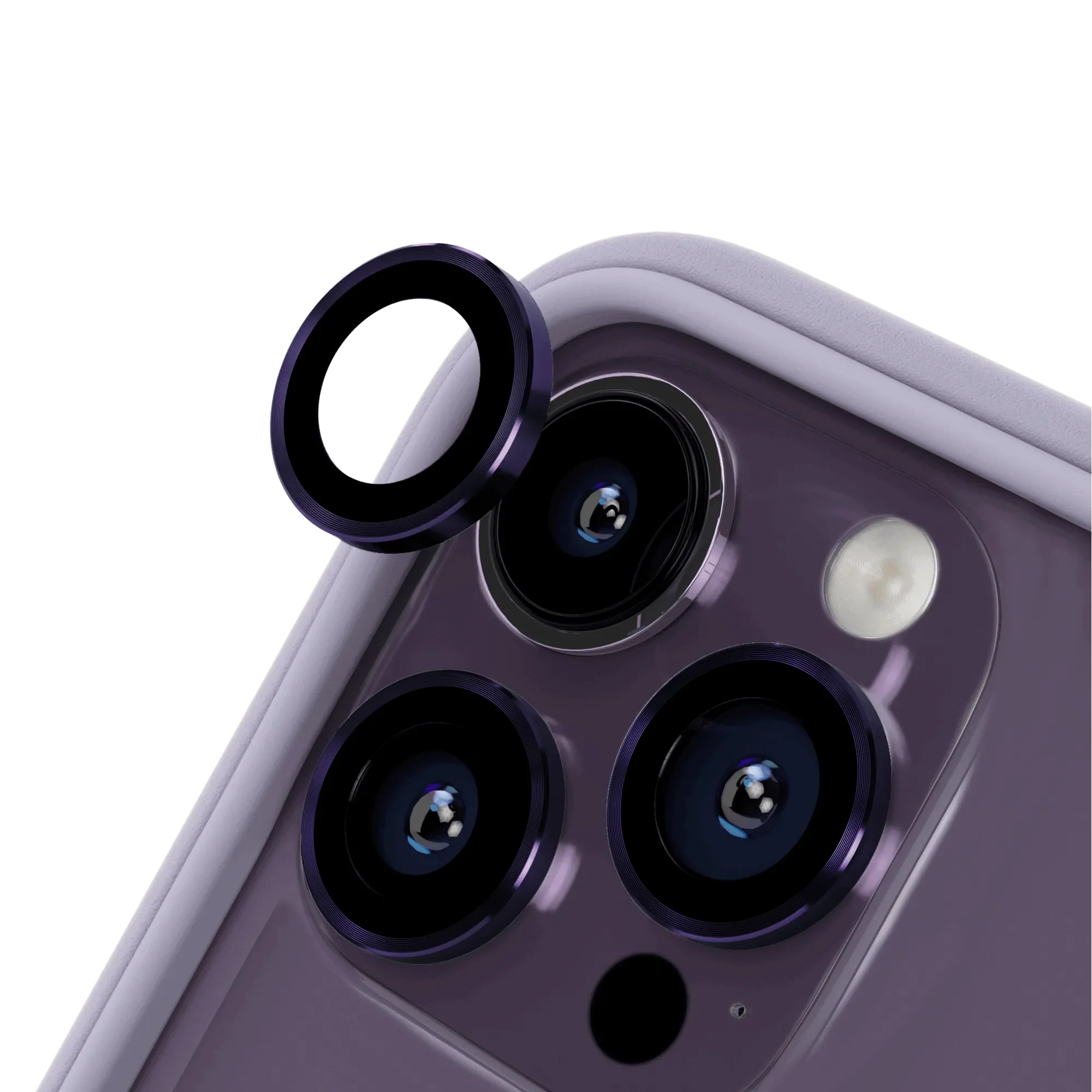iPhone 14 Pro Protection Objectif photo en Verre Trempé 9H - Image 3