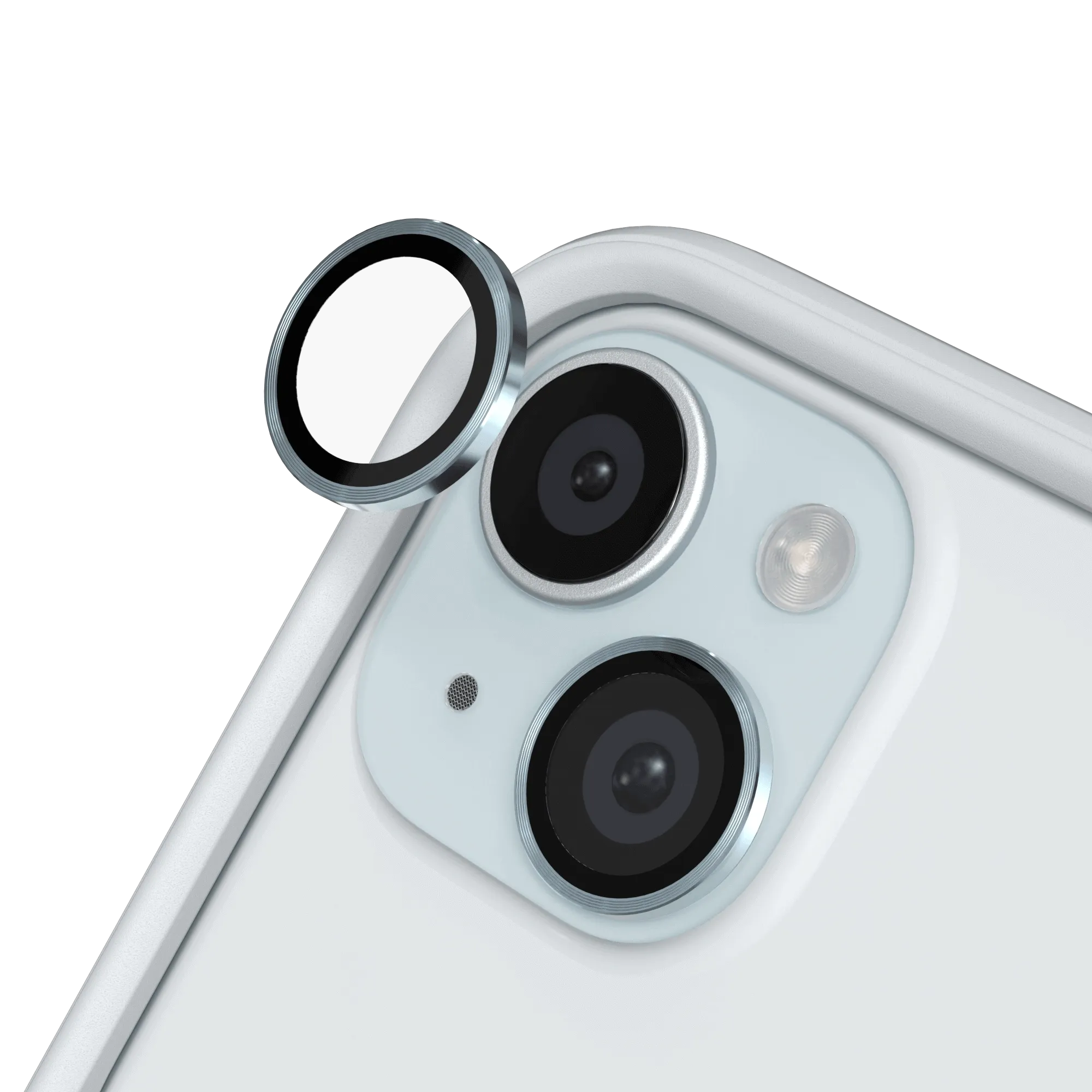 iPhone 15 Plus Protection Objectif photo en Verre Trempé 9H - Image 3