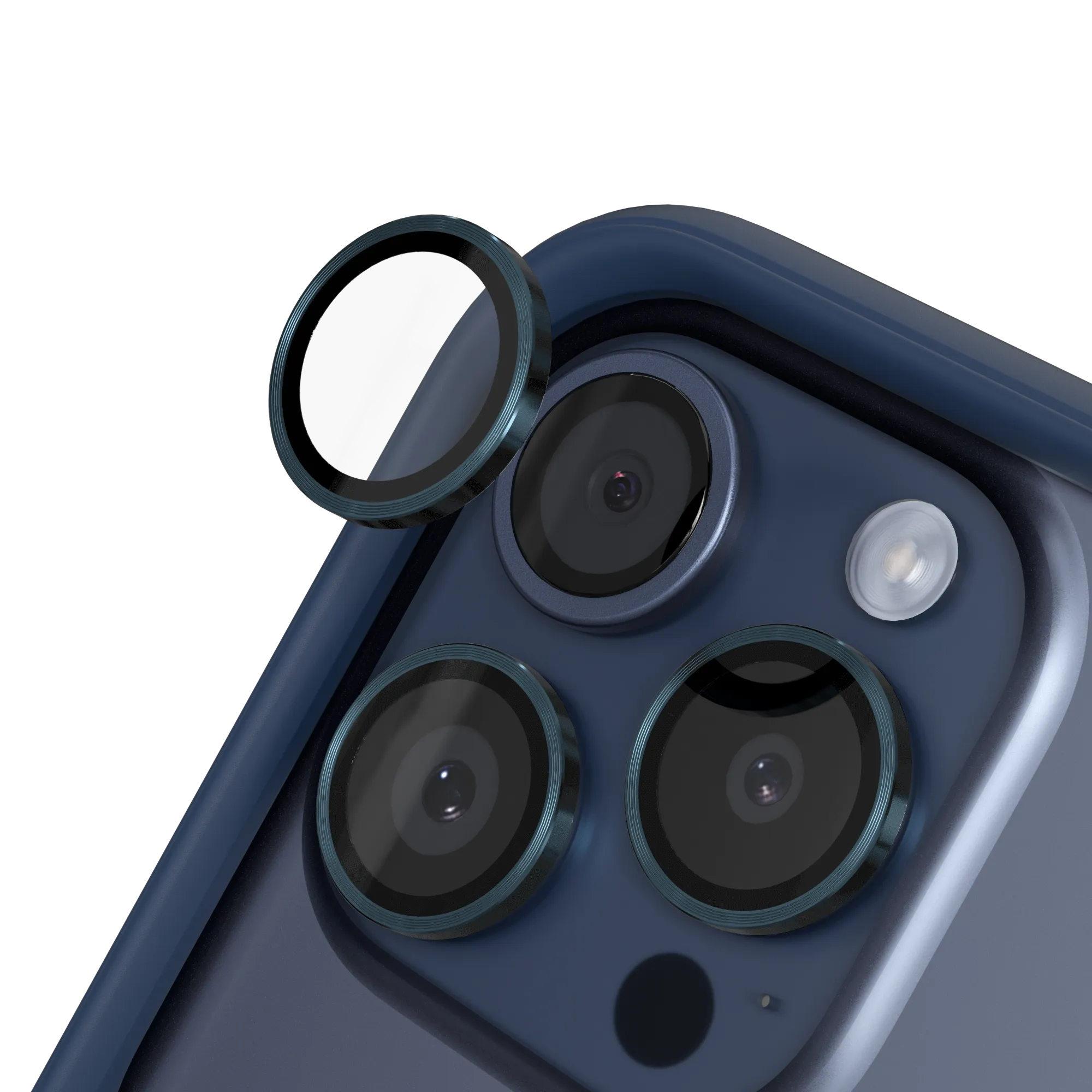 iPhone 15 Pro Protection Objectif photo en Verre Trempé 9H - Image 2