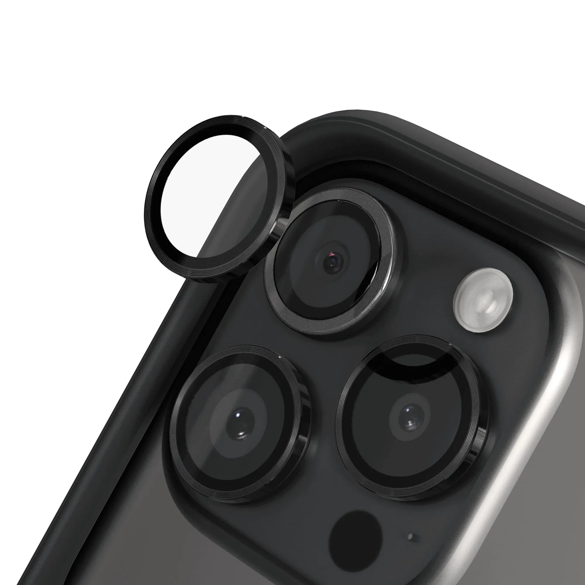iPhone 15 Pro Protection Objectif photo en Verre Trempé 9H - Image 4