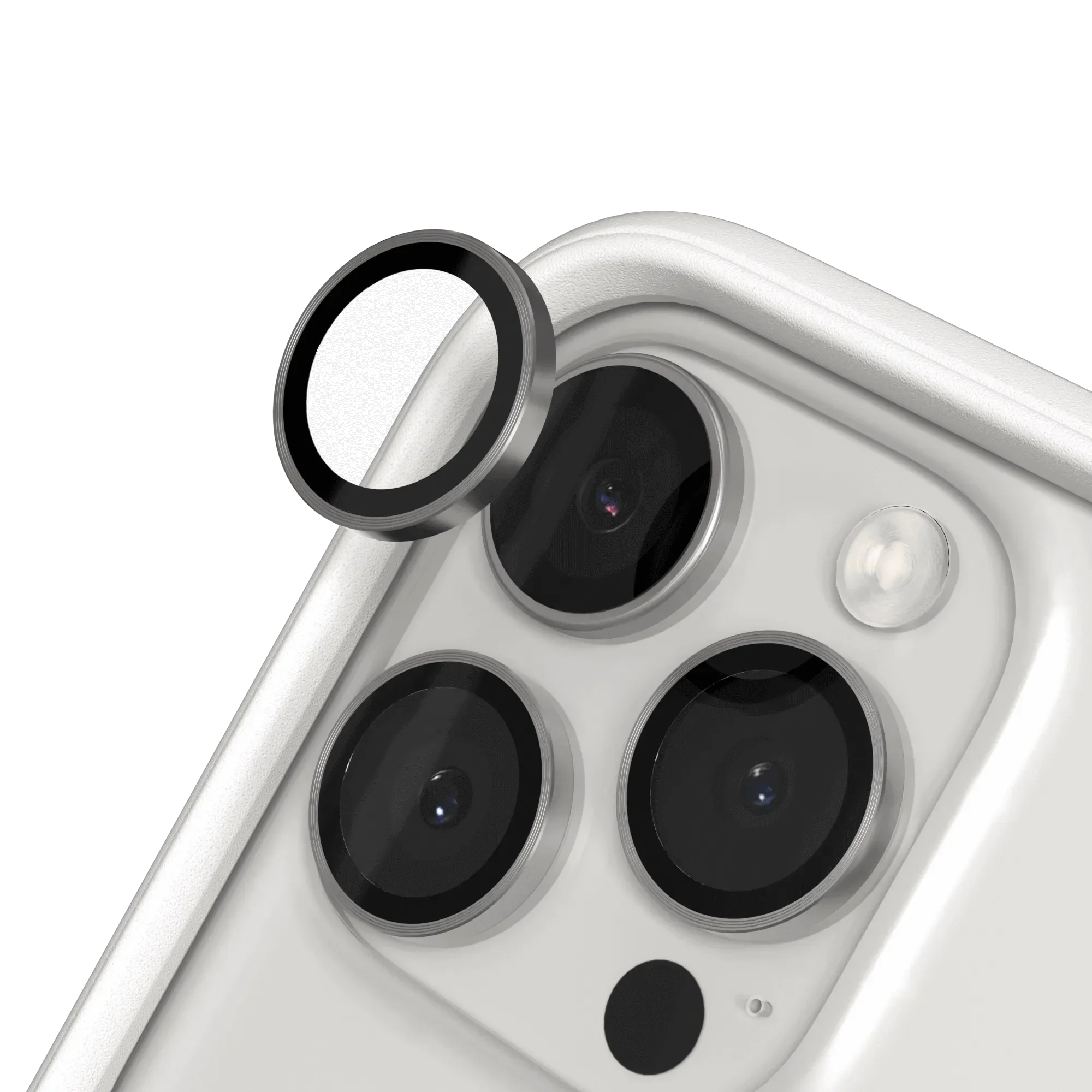 iPhone 16 Pro Protection Objectif photo en Verre Trempé 9H - Image 3